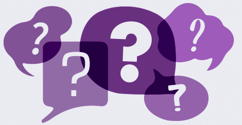 Question marks standing for commonly asked counselling questions in London