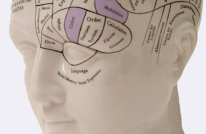 Addiction counselling in london - phrenology head