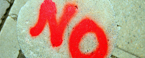saying no