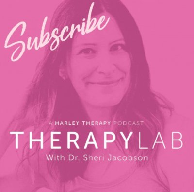 Dr. Sheri Jacobson Therapy Podcast Banner