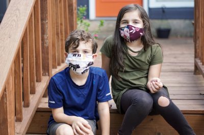 Kids and masks 